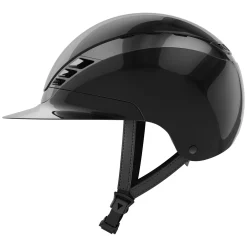 ABUS PIKEUR Reithelm AirLuxe Chrome Long Vizor