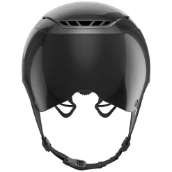 ABUS PIKEUR Reithelm AirLuxe Chrome Long Vizor
