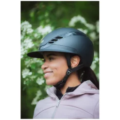 ABUS PIKEUR Reithelm AirLuxe Pure Long Visor