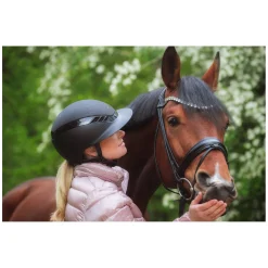 ABUS PIKEUR Reithelm AirLuxe Supreme Glam Long Visor