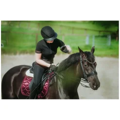 ABUS PIKEUR Reithelm AirLuxe Supreme Glam Long Visor