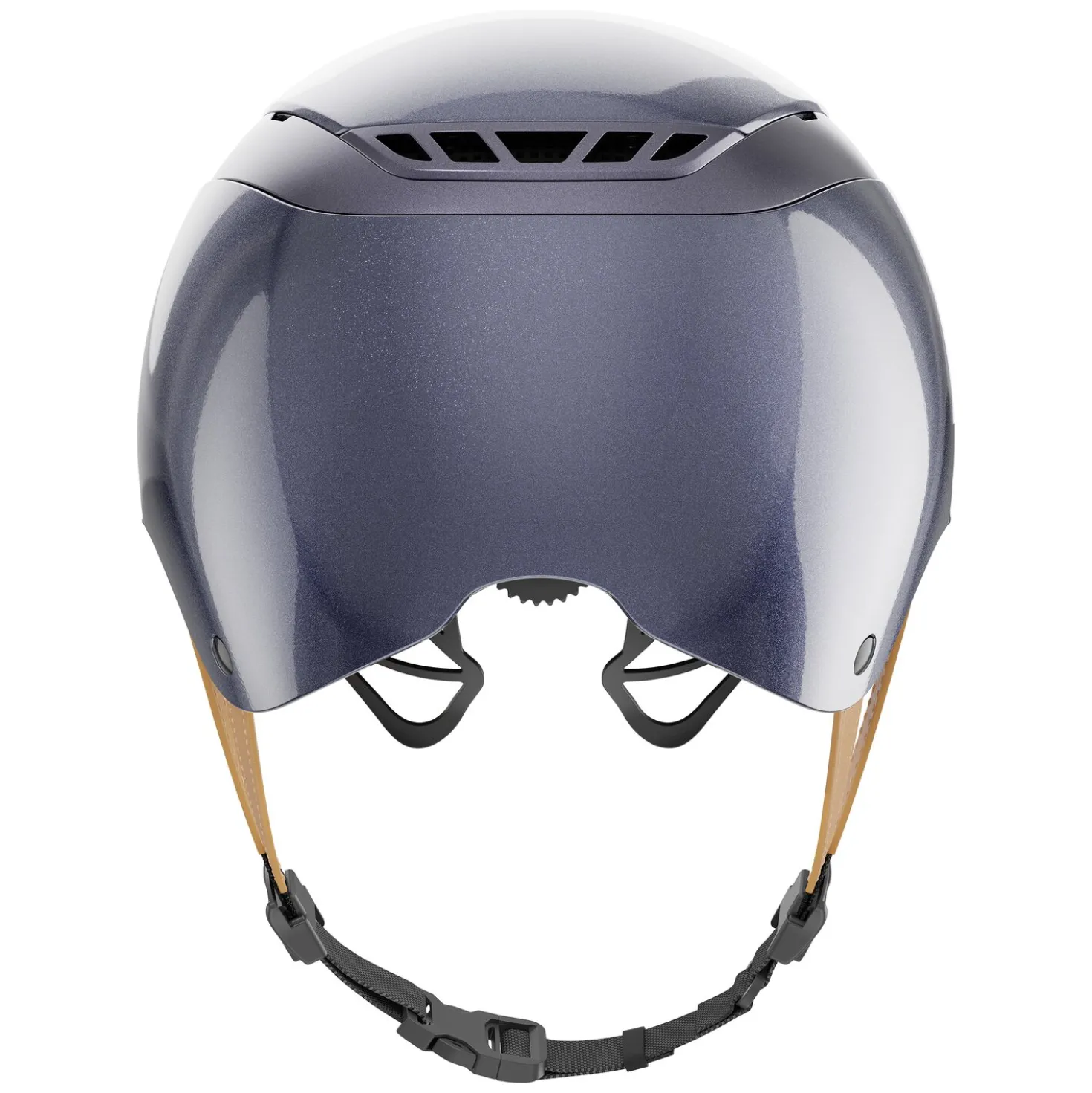 ABUS PIKEUR Reithelm AirLuxe Pure Metallic Hazelnut
