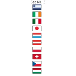 ACAVALLO Länderflaggen-Set für Steigbügel Opera