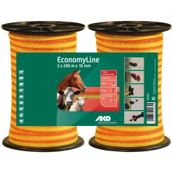 AKO Elektroband- Doppelpack 2er-Set mit je 200 Meter (10 mm)