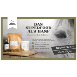 Allgäuer Pferdefutter Hanfkuchen