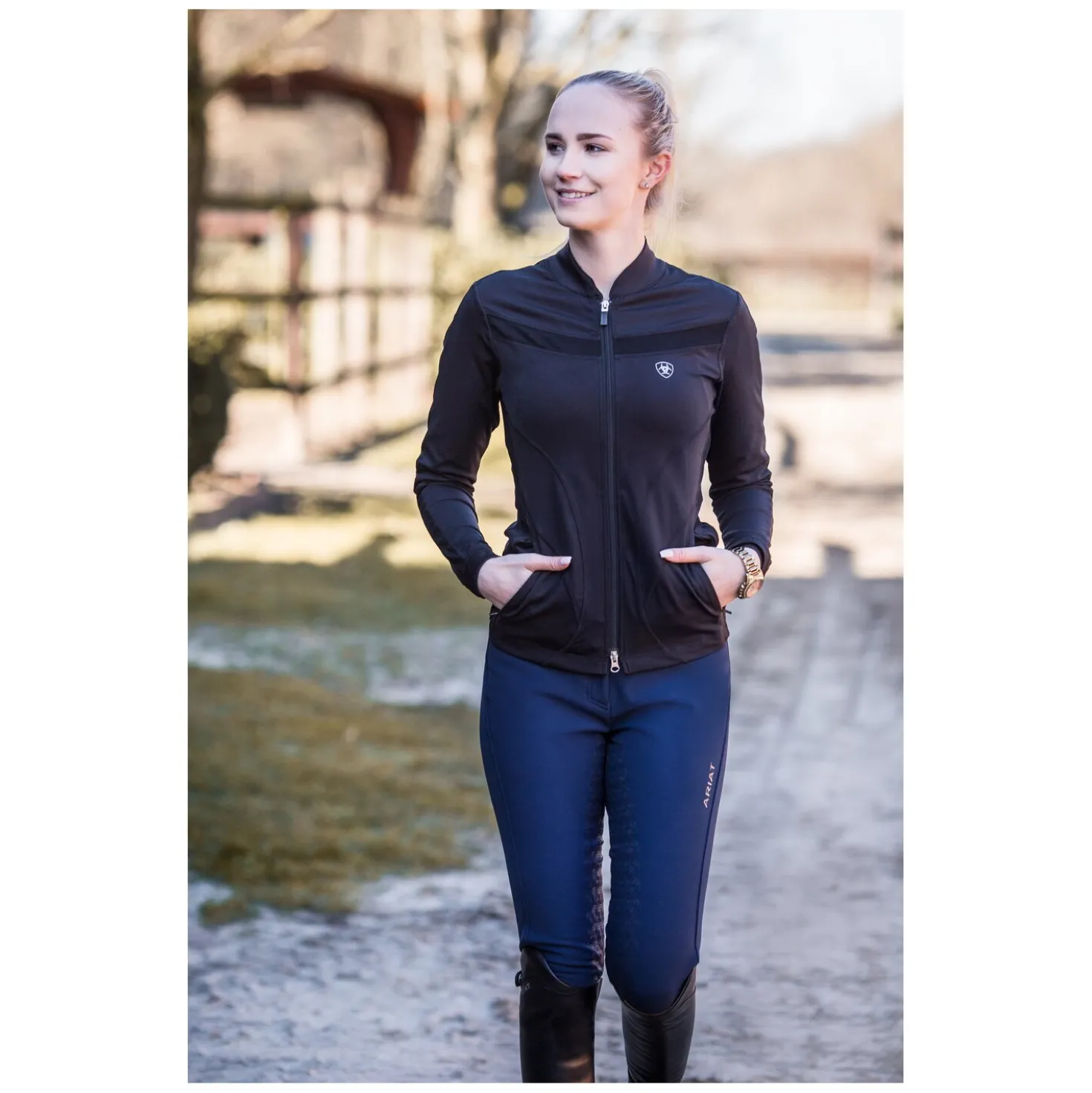 ARIAT Gesäßeinsatz-Reithose Tri Factor Frost