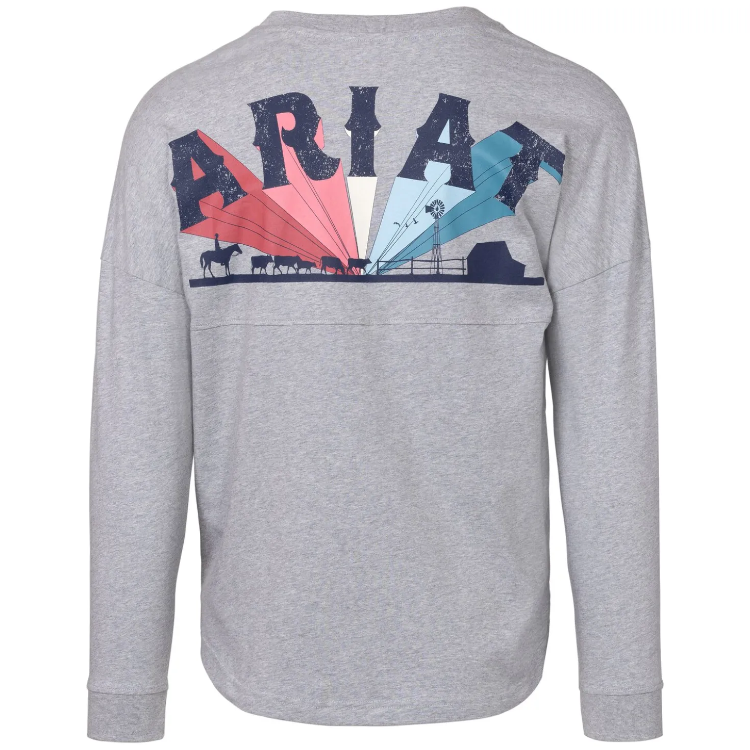 ARIAT Longshirt Fun Farm Oversize Tee