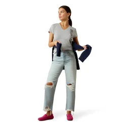 ARIAT T-Shirt Vertical-Logo Tee für Damen