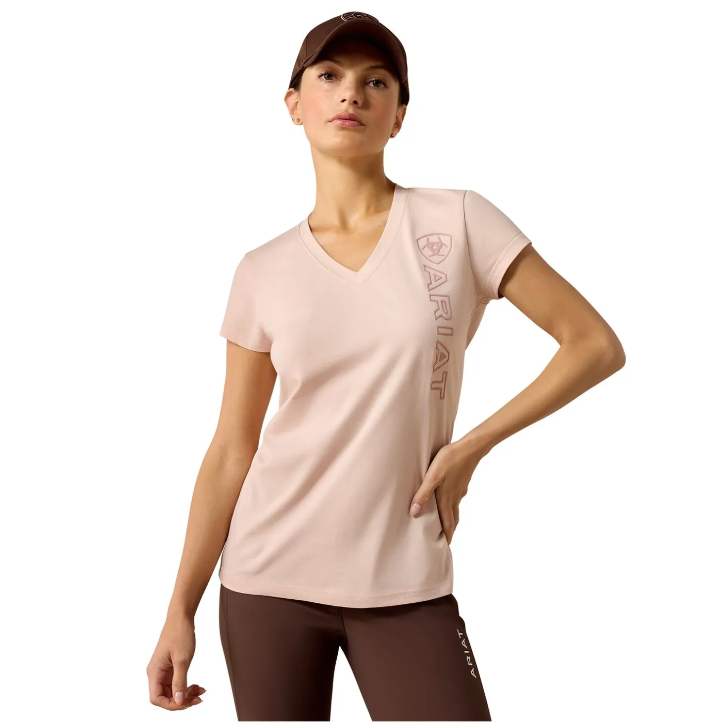 ARIAT T-Shirt Vertical-Logo Tee für Damen