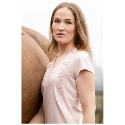 ARIAT T-Shirt Vertical-Logo Tee für Damen