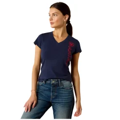 ARIAT T-Shirt Vertical-Logo Tee für Damen