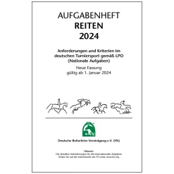 Aufgabenheft Reiten 2024 (Nationale Aufgaben) - Inhalt ohne Ordner, FNverlag