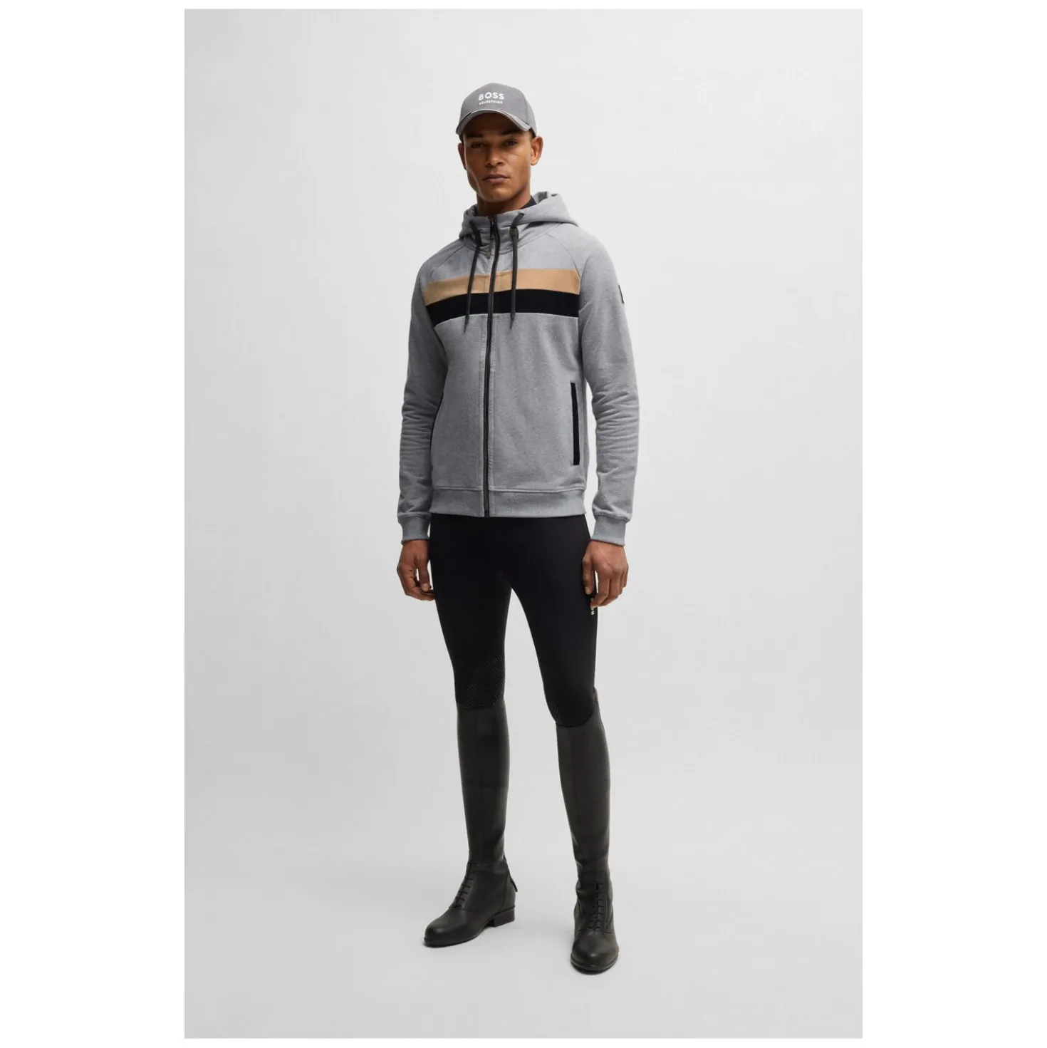 BOSS EQUESTRIAN Zip-Hoodie River