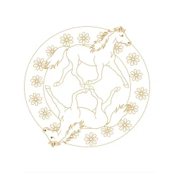 COPPENRATH Metallic-Malen mit Bicolor-Buntstifte Pferdefreunde