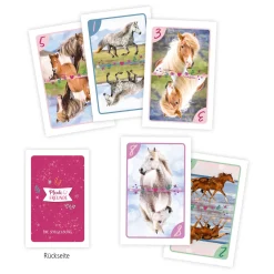 DIE SPIEGELBURG Mau Mau Kartenspiel Pferdekopf Pferde FREUNDE