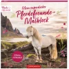 DIE SPIEGELBURG Mein superdicker Malblock Pferdefreunde