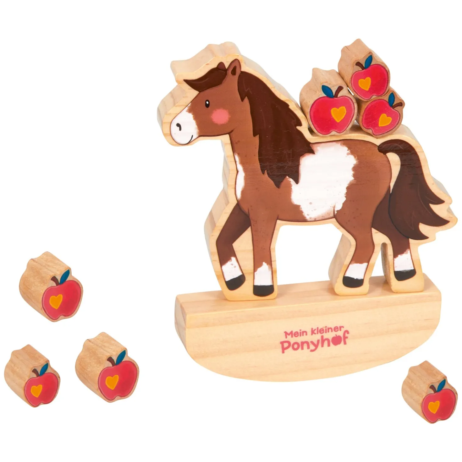 DIE SPIEGELBURG Stapelspiel Mein kleiner Ponyhof
