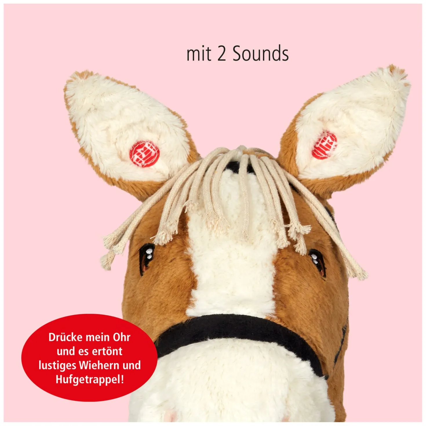 DIE SPIEGELBURG Steckenpferd Rudi mit Sound