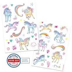 DIE SPIEGELBURG Tattoos Einhorn Paradies