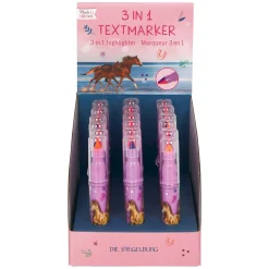 DIE SPIEGELBURG Textmarker 3 in 1 Pferdefreunde