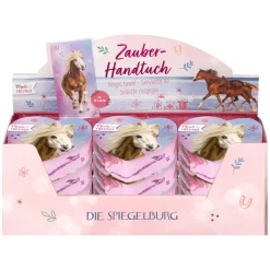 DIE SPIEGELBURG Zauberhandtuch Pferde FREUNDE
