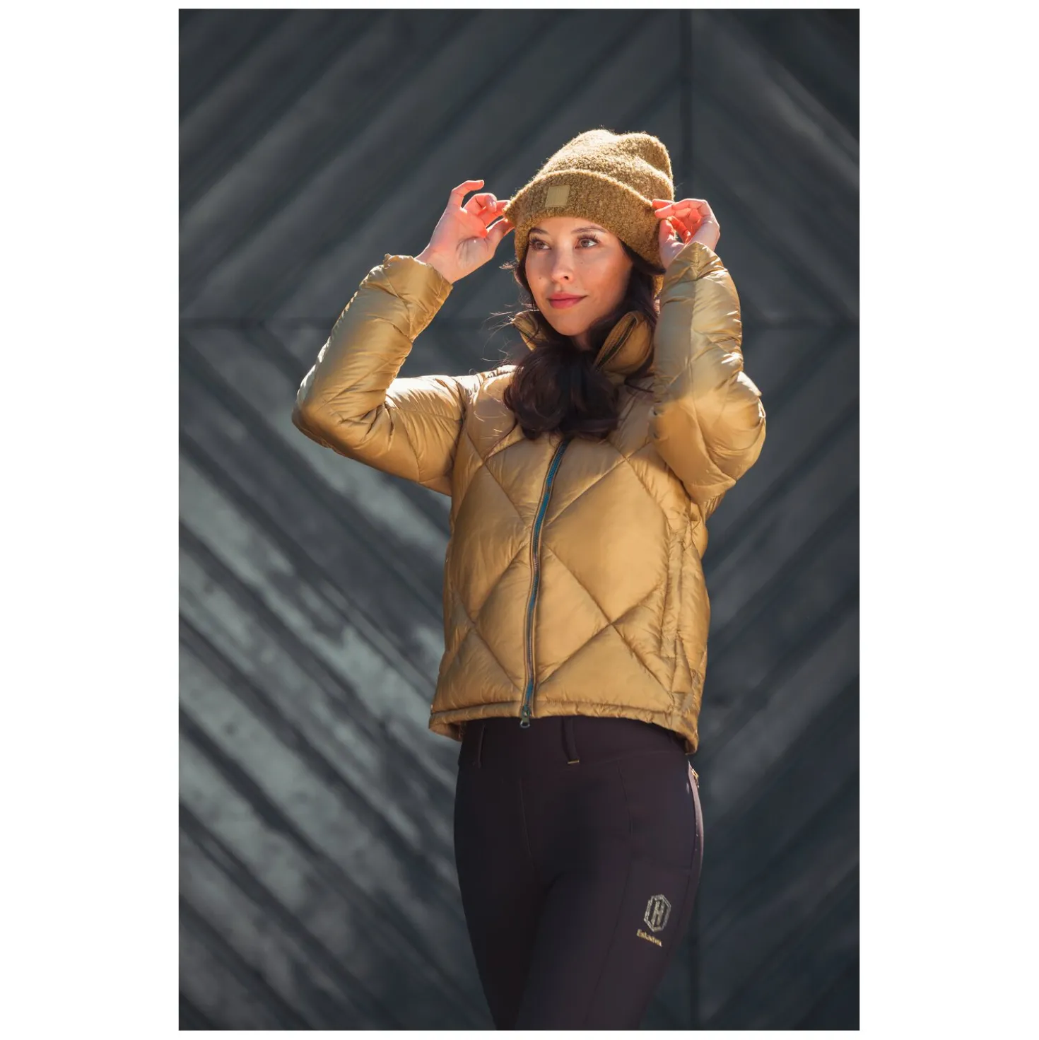 ESKADRON Heritage Steppjacke in Glanzoptik