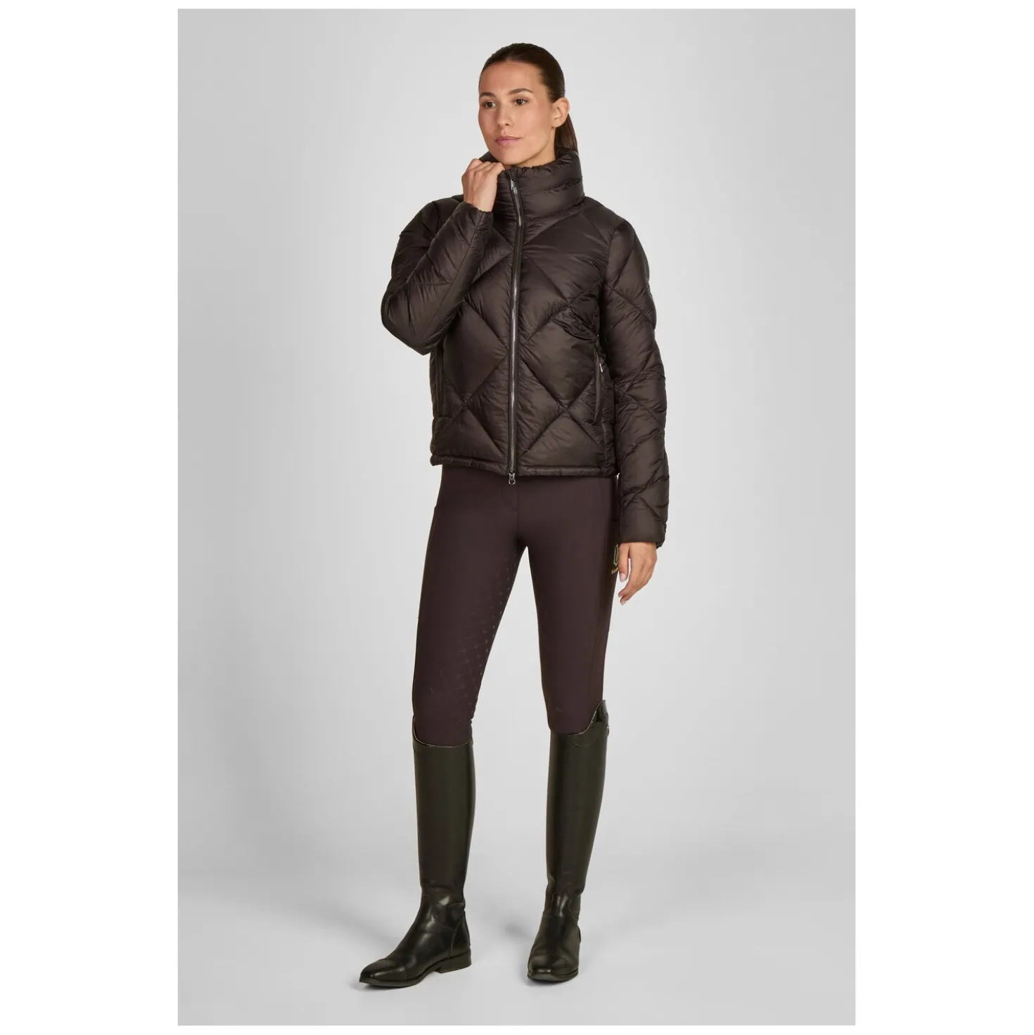 ESKADRON Heritage Steppjacke in Glanzoptik