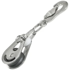 Horse-friends Doppellongen-Umlenkrolle mit Karabiner