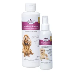 HUNDEfit by Loesdau Set Pflege I für Hunde, Fellpflegespray + Premium Shampoo