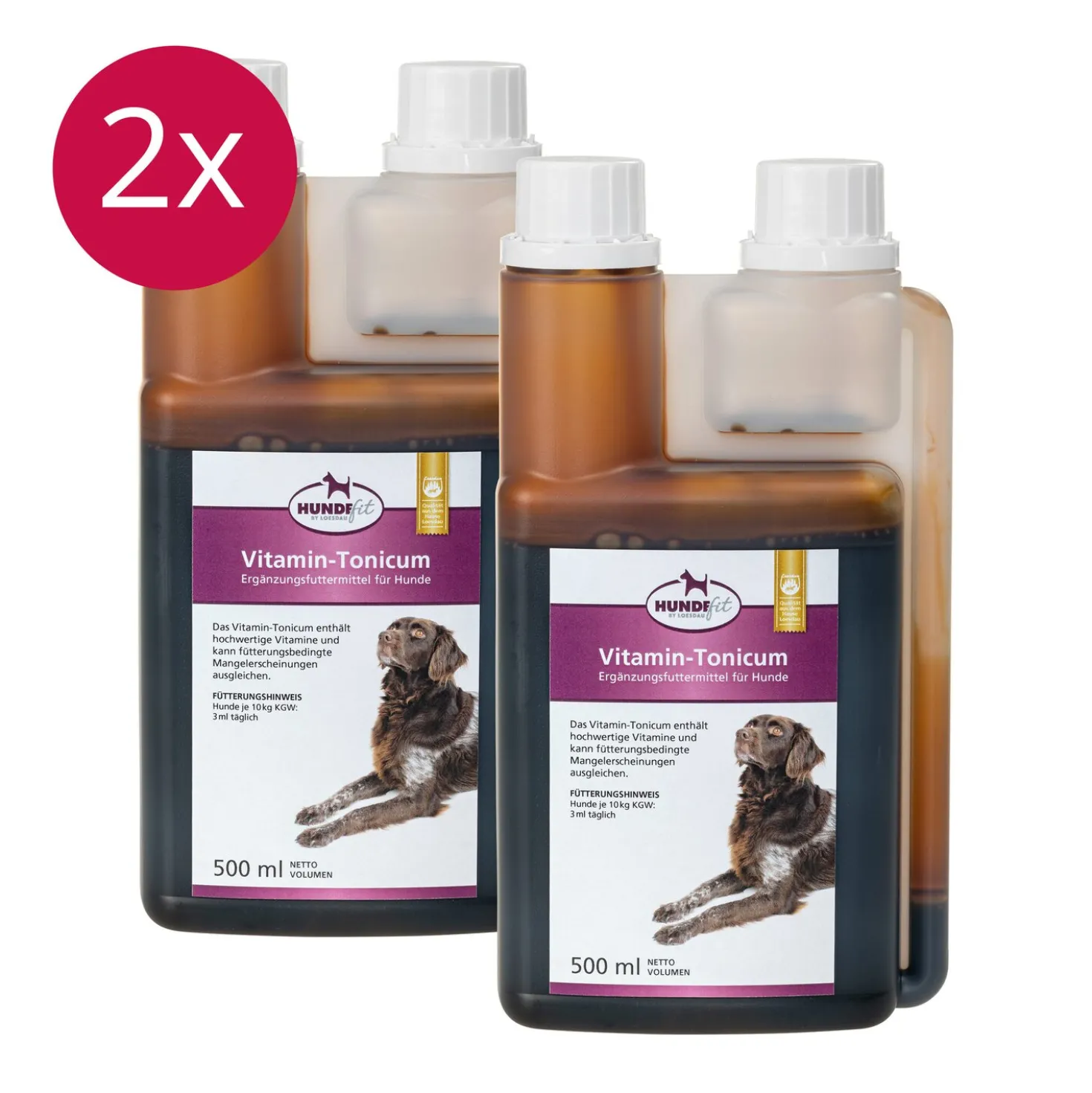 HUNDEfit by Loesdau Set Vital für Hunde, Vitamin-Tonicum
