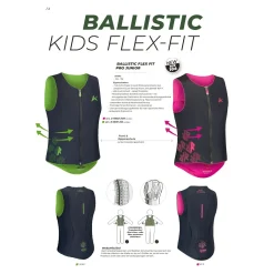 KOMPERDELL Rückenprotektor BALLISTIC FLEX FIT PRO - JUNIOR