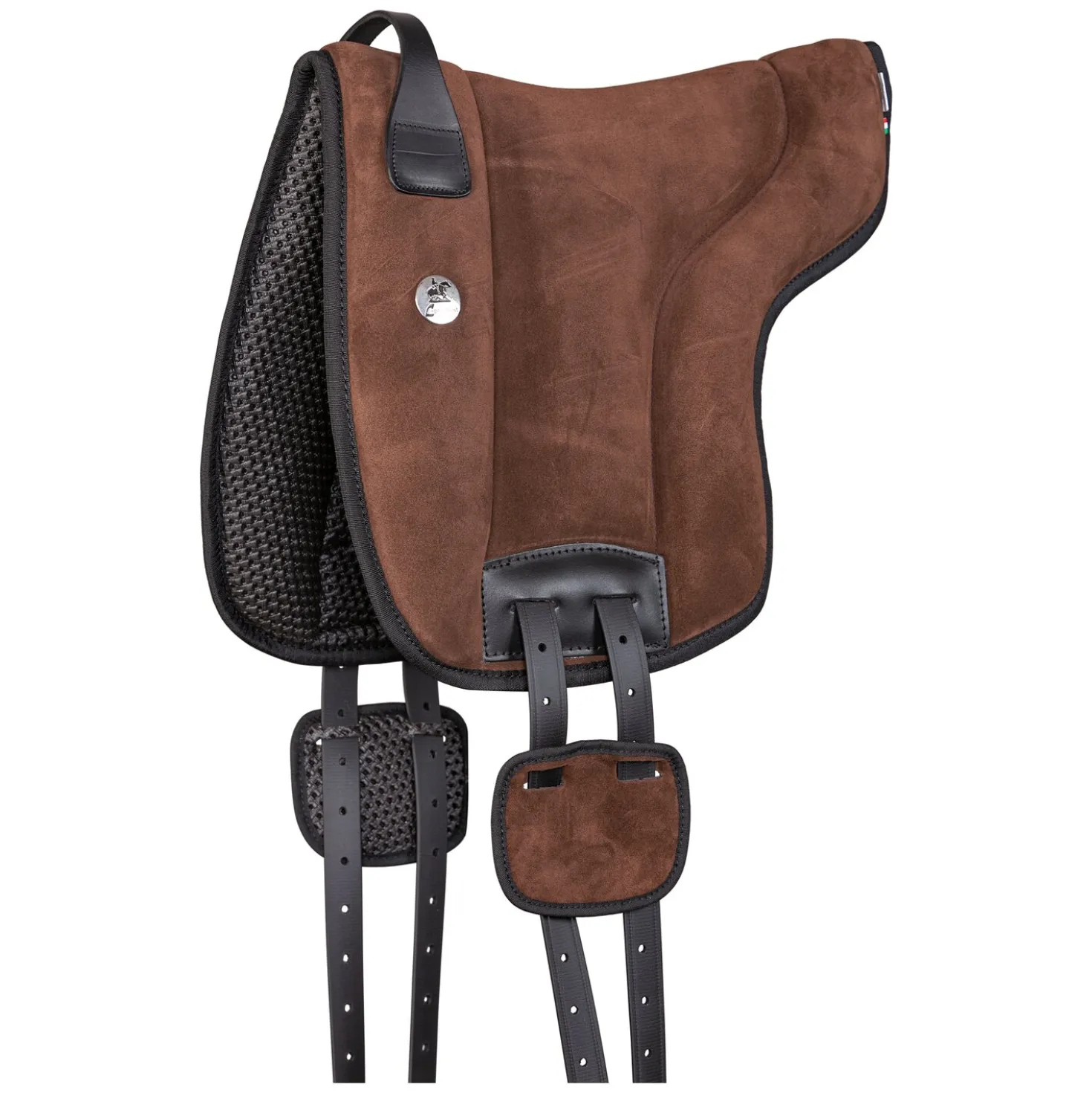 L-pro West Bareback-Pad Wildleder