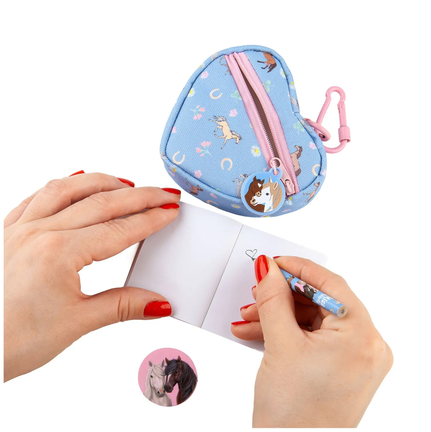 Miss Melody Herztasche mit Schreibset
