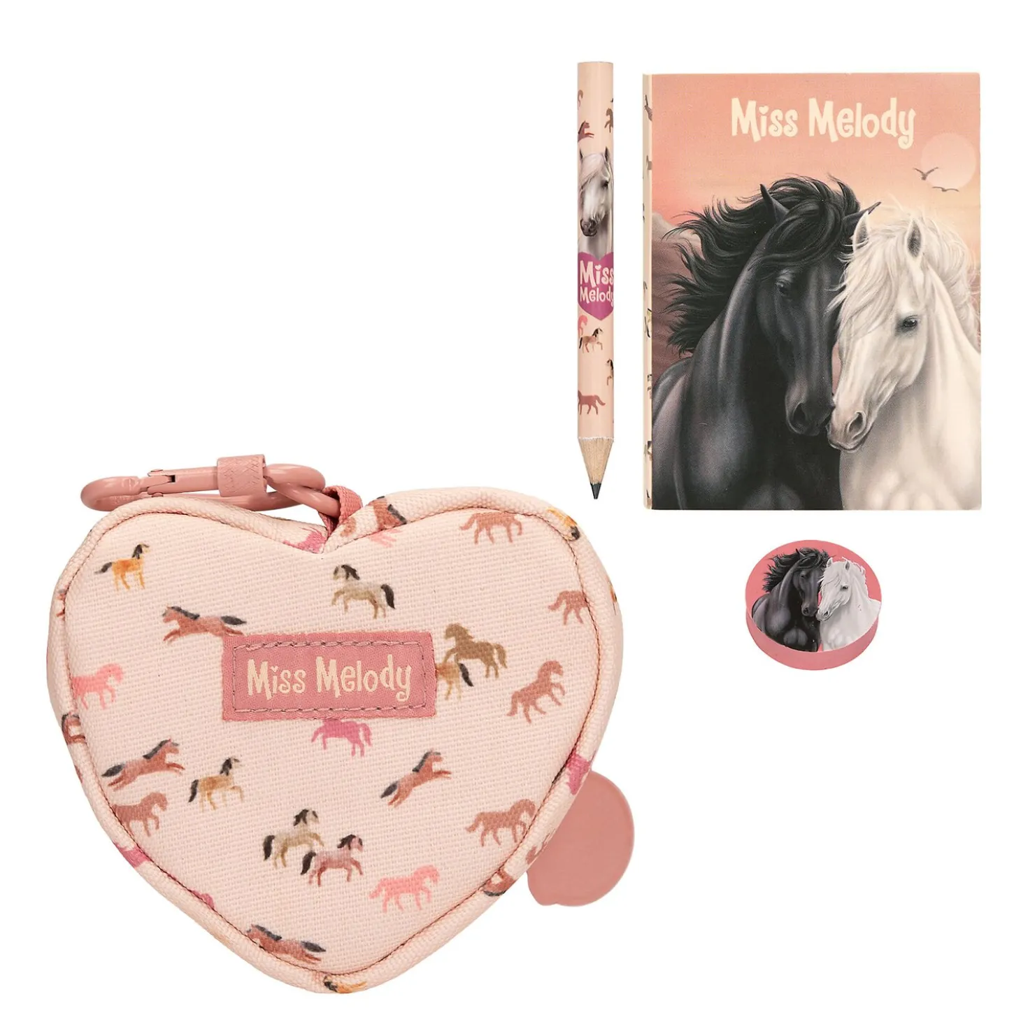 Miss Melody Herztasche mit Schreibset