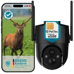 PetTec Überwachungskamera PetCam Free'n 360