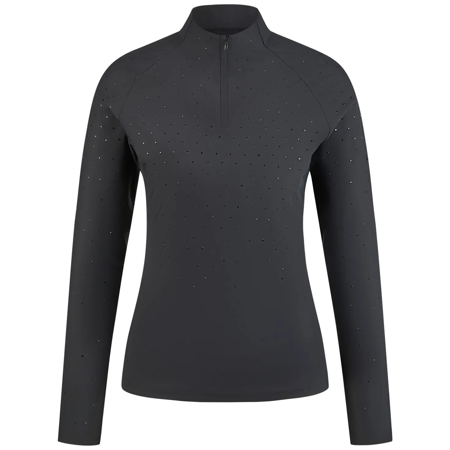 PIKEUR Selection Trainingsshirt mit Rhinestones FUNCTION ZIP SHIRT