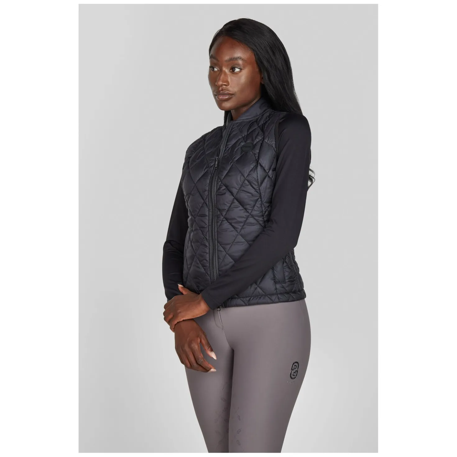 PIKEUR Selection Trainingsshirt mit Rhinestones FUNCTION ZIP SHIRT