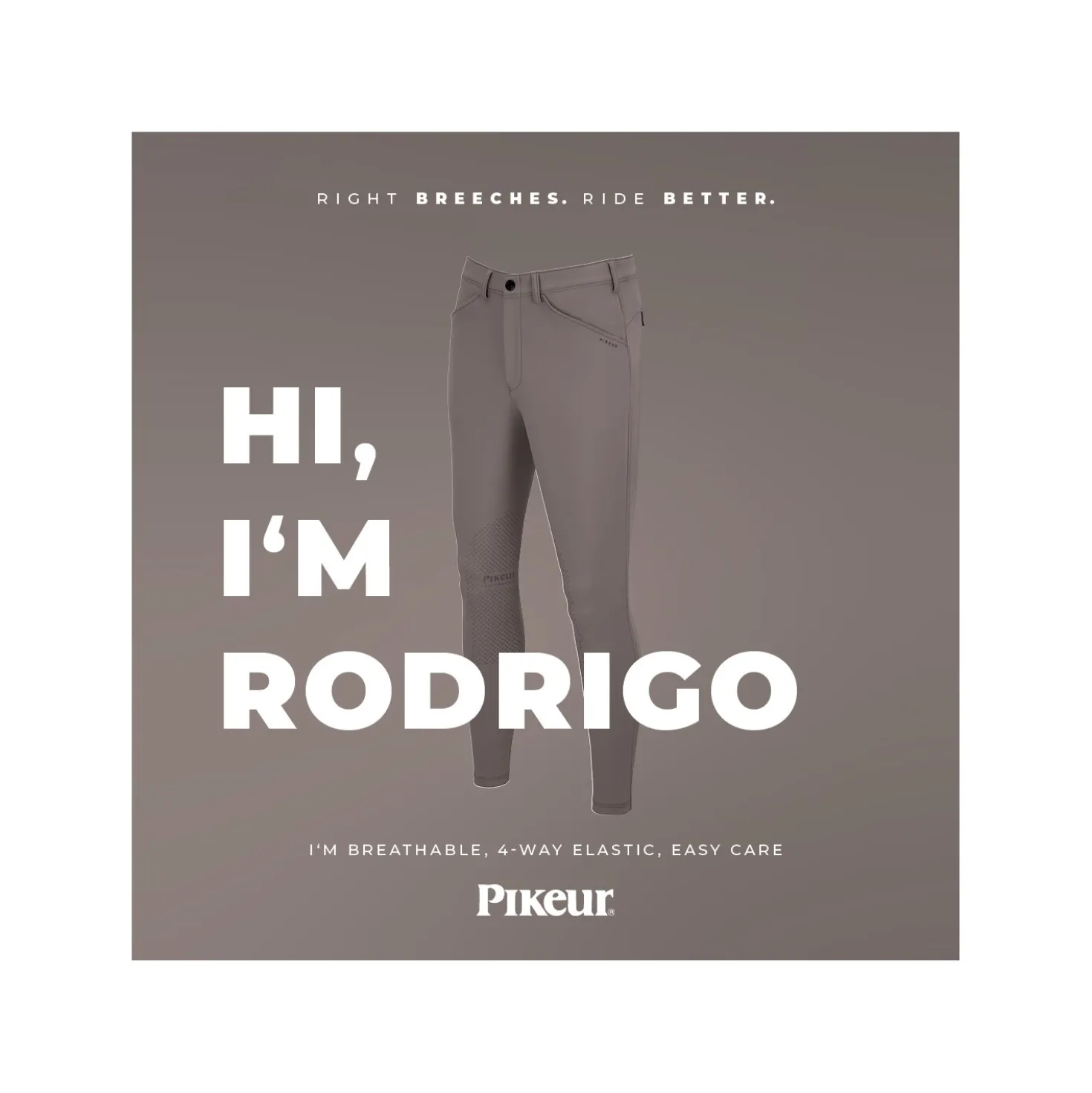 PIKEUR Sports Collection Kniebesatz-Reithose New Rodrigo KN, für Herren