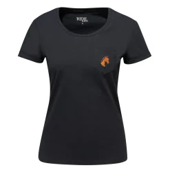 RIDE now T-Shirt mit Pferdekopfstickerei