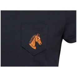 RIDE now T-Shirt mit Pferdekopfstickerei für Kinder