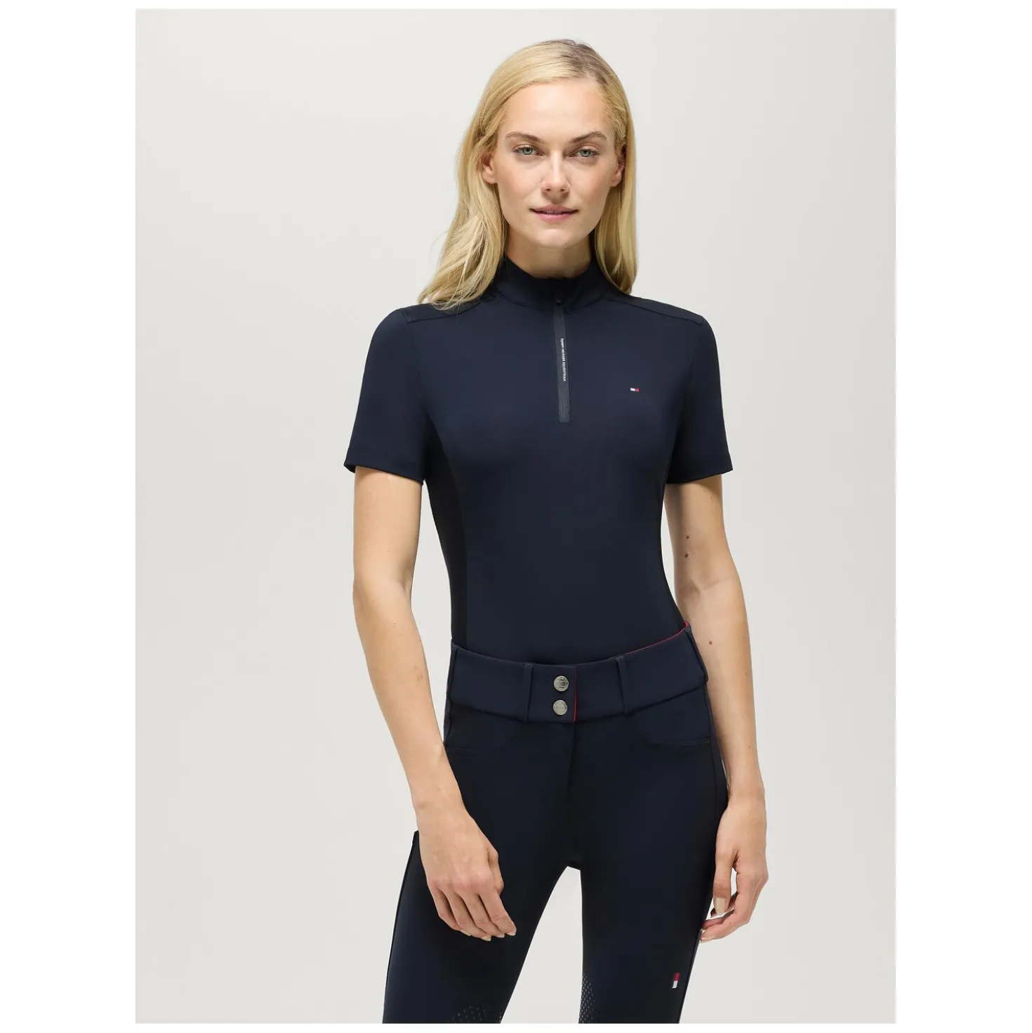 TOMMY HILFIGER EQUESTRIAN Trainingsshirt Palma mit 1/4 Zip