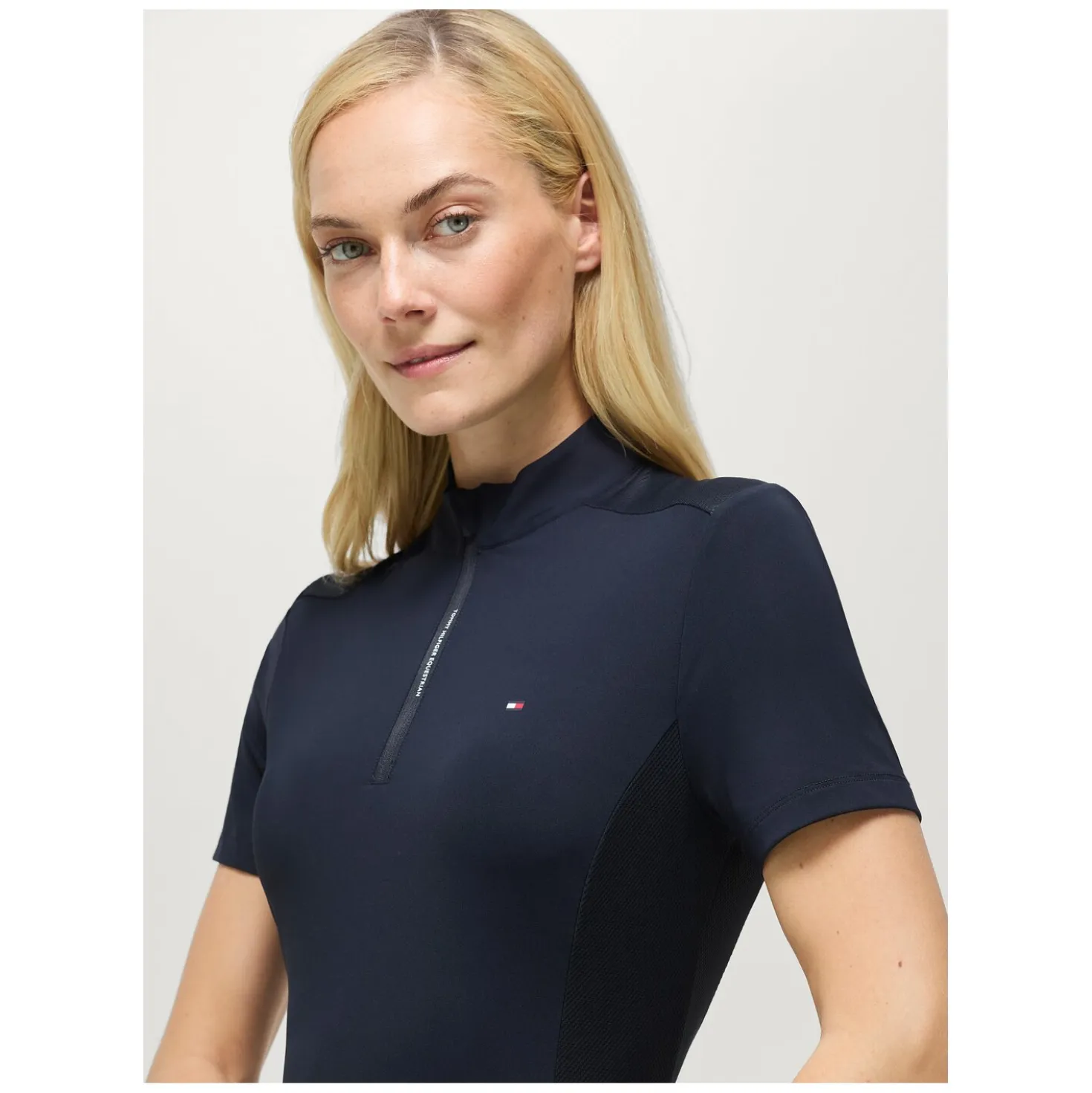 TOMMY HILFIGER EQUESTRIAN Trainingsshirt Palma mit 1/4 Zip