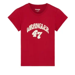 Wrangler T-Shirt Shrunken Band Tea