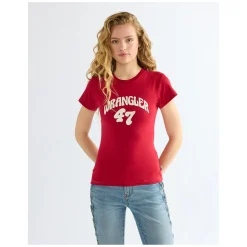 Wrangler T-Shirt Shrunken Band Tea